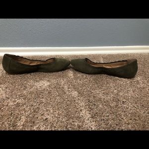 Olive Green slip-on shoes